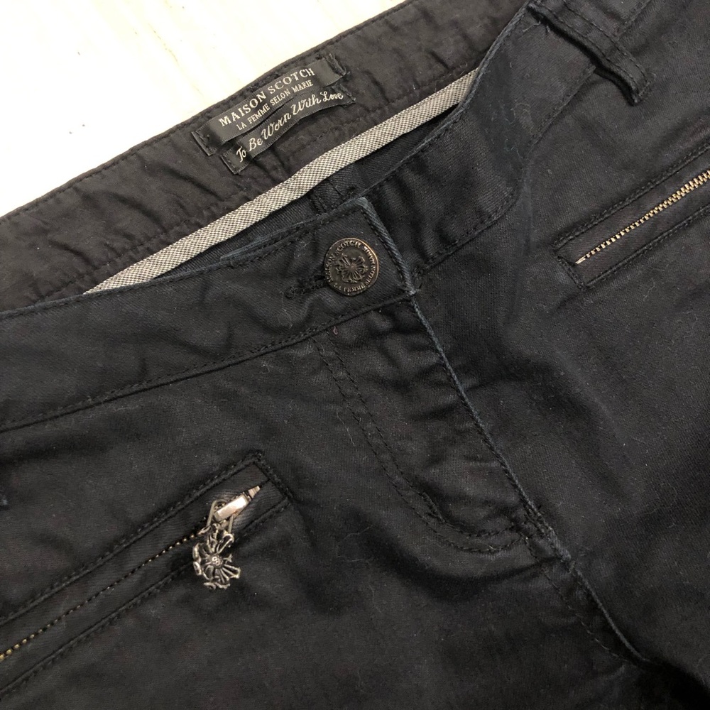 Maison scotch biker look denim 28/34